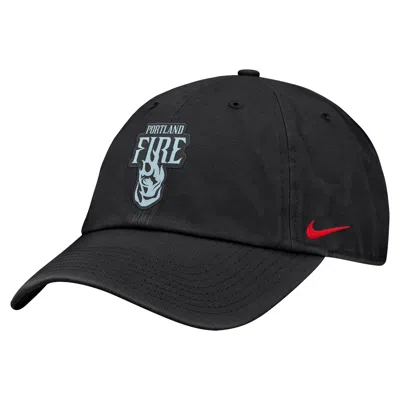 Nike Portland Fire Club  Unisex Wnba Hardwoods Cap In Black