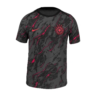 Nike Portland Thorns Fc 2025  Men's Nwsl Short-sleeve Pre-match Top In Red