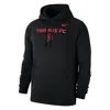 Nike Portland Thorns Fc Club  Men's Nwsl Fleece Pullover Hoodie In Black