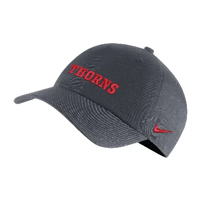 Nike Portland Thorns Fc Heritage86  Unisex Nwsl Soccer Cap In Grey