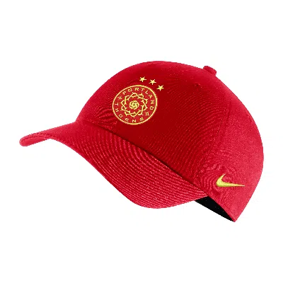 Nike Portland Thorns Fc Heritage86  Unisex Nwsl Soccer Cap In Red