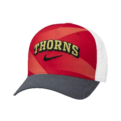 Nike Portland Thorns Fc  Unisex Nwsl Trucker Cap In White