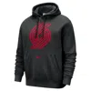Nike Portland Trail Blazers Club City Edition  Men's Nba Fleece Pullover Hoodie In Black