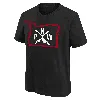 Nike Portland Trail Blazers Essential City Edition Big Kids'  Nba T-shirt In Black