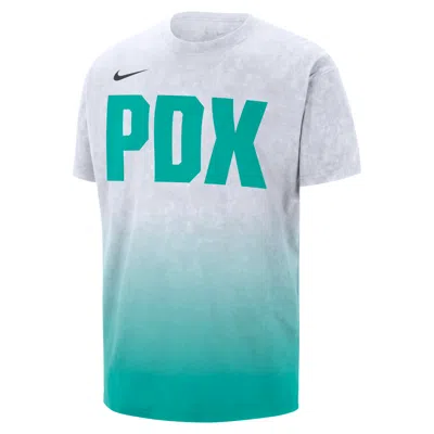 Nike Portland Trail Blazers Essential City Edition  Men's Nba Max90 T-shirt In Gray