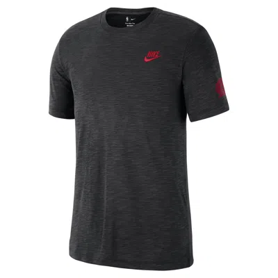 Nike Portland Trail Blazers Essential Club  Men's Nba T-shirt In Black
