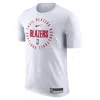 Nike Portland Trail Blazers  Men's Dri-fit Nba T-shirt In White