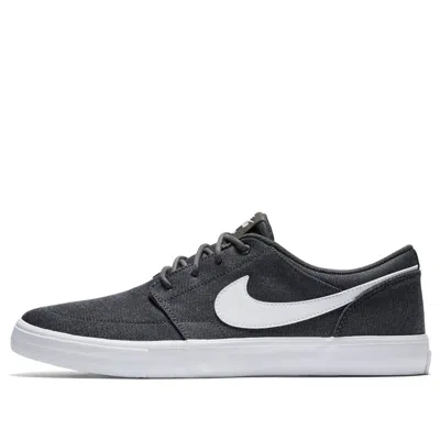 Nike Portmore 2 Sb Solar 'anthracite' In Black
