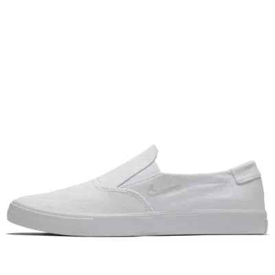 Nike Portmore 2 Solarsoft Slip On Canvas Sb 'white'