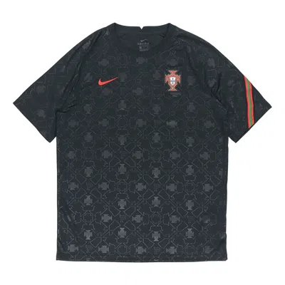 Nike Portugal National Team 20/21 Pre Match Jersey 'black'