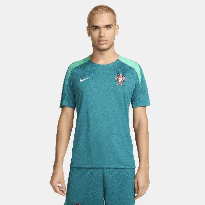 Nike Portugal Strike  Men's Dri-fit Soccer Short-sleeve Knit Top In Green