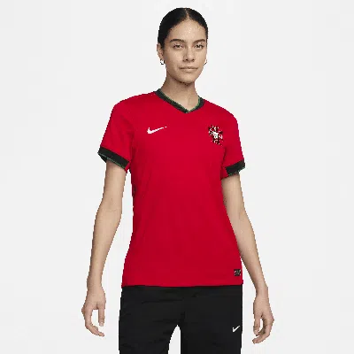 Nike Portugal (team) 2024/25 Stadium Home  Women's Dri-fit Soccer Replica Jersey In Red