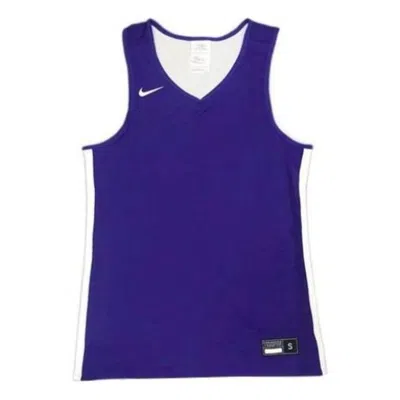 Nike Practice Basketball Jersey 'purple' In Blue