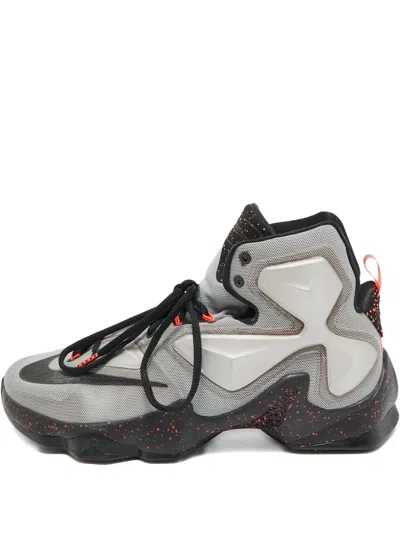 Pre-owned Nike  Lebron 13 Sneakers In Gray