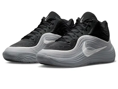 Nike Precision 8 Mid Men's Basketball Shoes Anthracite/sail/wolf Grey/sail: 11 D - Medium In Gray