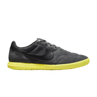 Pre-owned Nike Premier 2 Sala Ic 'dark Smoke Grey Yellow Strike'