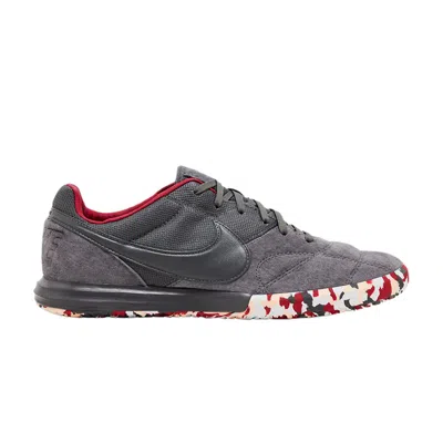 Pre-owned Nike Premier 2 Sala Ic 'grey Cardinal Red Camo'