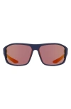 Nike Premier Stride 63mm Rectangular Sunglasses In Multi