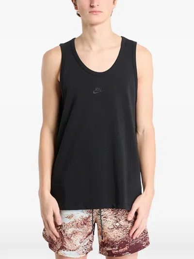 Nike Premium Essentials Scoop-neck Tank Top In Black