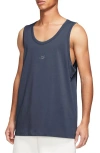 Nike Men's  Sportswear Premium Essentials Tank Top In Thunder Blue