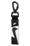 Nike Premium Key Fob In Black/ White