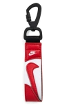 Nike Premium Key Fob In University Red/ White