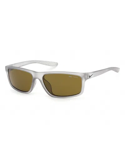 Nike Premium Rectangular Sunglasses For Unisex In Transparent