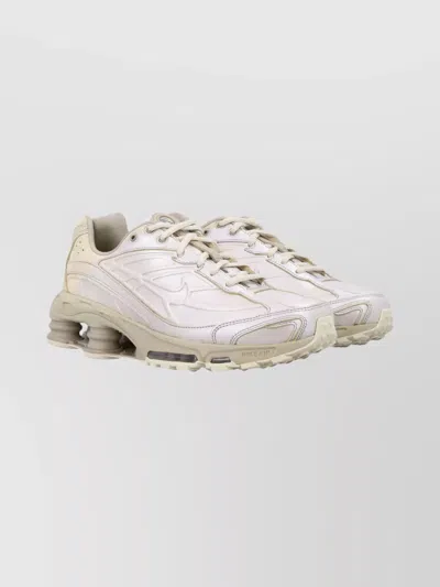 Nike Premium Ride Sneakers Metallic Upper In White