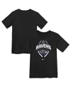 Nike Preschool Black Baltimore Ravens Icon Legend Performance T-shirt In Black
