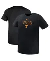 Nike Big Boys And Girls Black Tennessee Volunteers Legend Performance T-shirt In Black