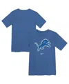 Nike Preschool Blue Detroit Lions Primary Logo Legend Performance T-shirt In Blue