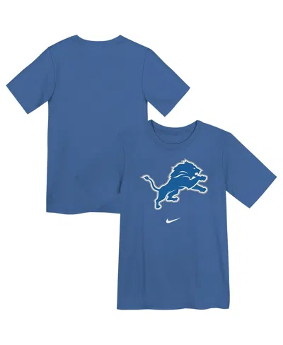 Nike Kids' Preschool Blue Detroit Lions Primary Logo Legend Performance T-shirt