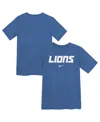 Nike Preschool Blue Detroit Lions Wordmark T-shirt In Blue