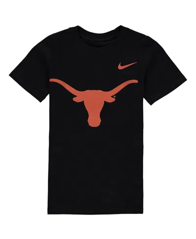 Nike Babies' Preschool Boys And Girls  Black Texas Longhorns Logo T-shirt