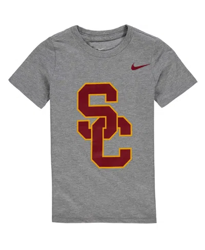 Nike Babies' Boys And Girls Preschool  Charcoal Usc Trojans Logo T-shirt