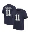 Nike Preschool Boys And Girls  Micah Parsons Navy Dallas Cowboys Player Name And Number T-shirt In Navy