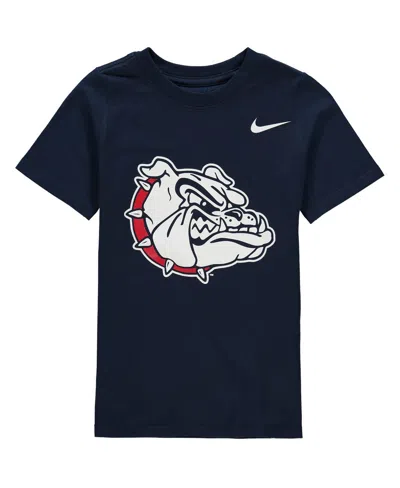 Nike Babies' Preschool Boys And Girls  Navy Gonzaga Bulldogs Logo T-shirt