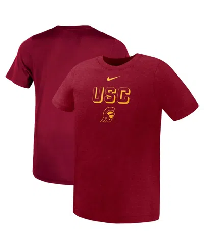 Nike Kids' Preschool Cardinal Usc Trojans Legend Performance T-shirt In Brown