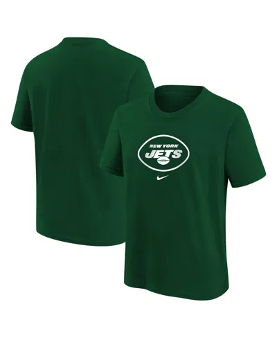 Nike Kids' Preschool Green New York Jets Team Logo T-shirt