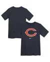Nike Preschool Navy Chicago Bears Primary Logo Legend Performance T-shirt In Blue