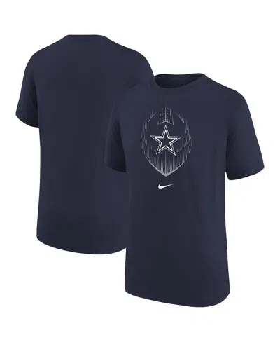 Nike Kids' Preschool Navy Dallas Cowboys Legend Icon Performance T-shirt