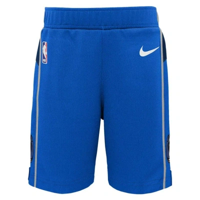 Nike Kids' Preschool  Blue Dallas Mavericks Icon Replica Shorts