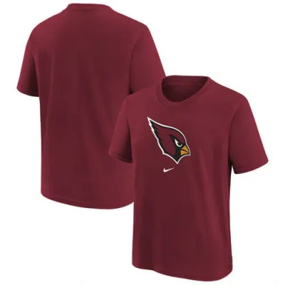 Nike Kids' Preschool  Cardinal Arizona Cardinals Team Wordmark T-shirt In Red