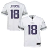 Nike Preschool  Justin Jefferson White Minnesota Vikings Alternate Player Game Jersey In White