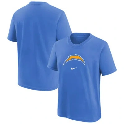 Nike Kids' Preschool  Powder Blue Los Angeles Chargers Team Wordmark T-shirt