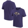 Nike Big Boys And Girls Purple Baltimore Ravens Primary Logo Legend T-shirt In Purple