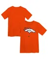 Nike Preschool Orange Denver Broncos Primary Logo Legend Performance T-shirt In Orange