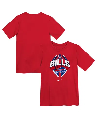 Nike Kids' Preschool Red Buffalo Bills Icon Legend Performance T-shirt
