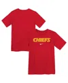 Nike Preschool Red Kansas City Chiefs Wordmark T-shirt In Red