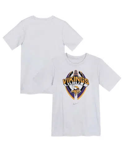 Nike Kids' Preschool White Minnesota Vikings Icon Legend Performance T-shirt